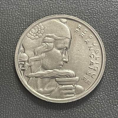 回流0218 新春快乐，马年大吉！ - 法国1955年100法郎 手持火炬的玛丽安娜