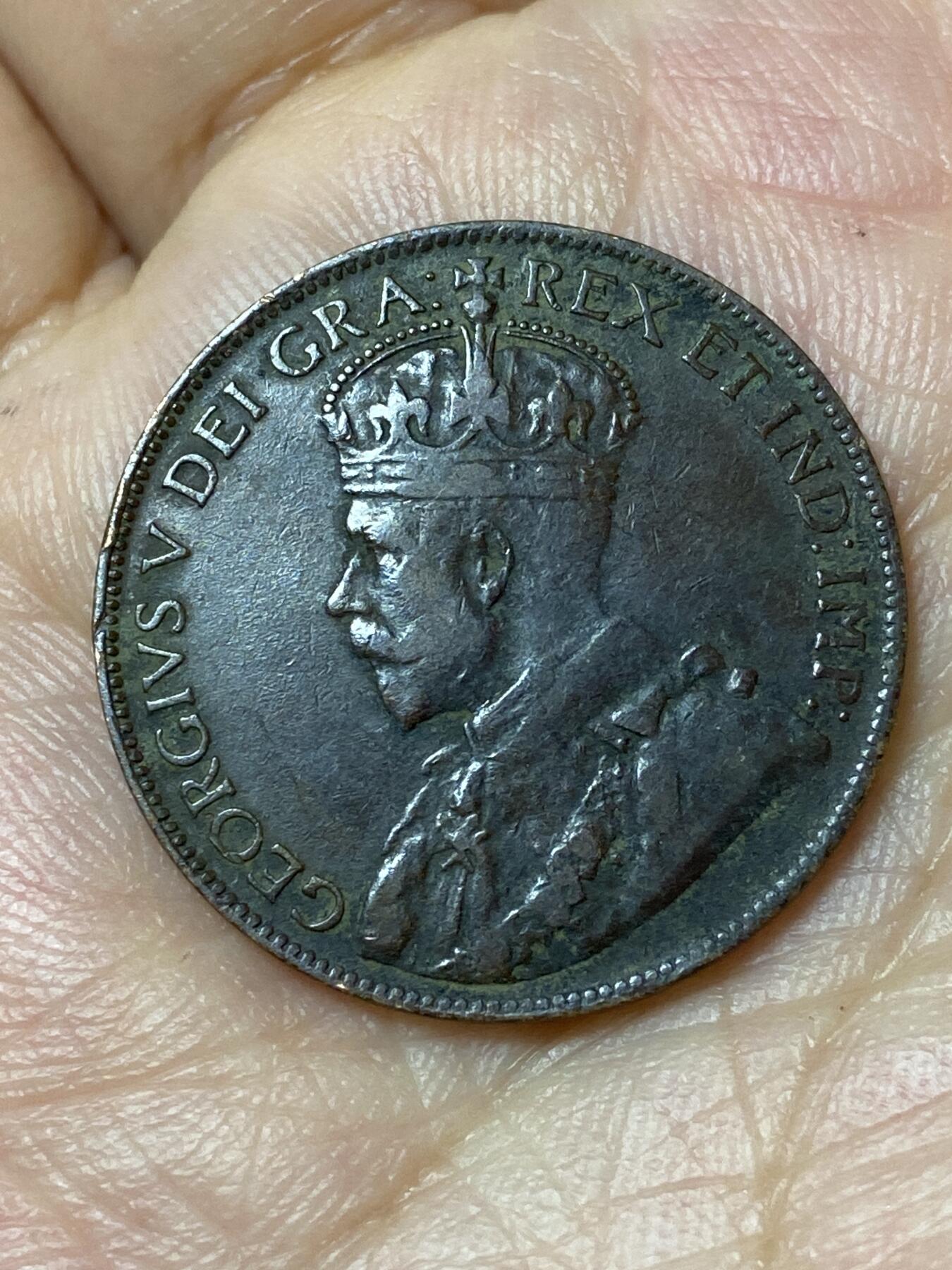 2026年第三十场(总第一百九十九场）英国一线回流散币特拍第二场(免佣金) 加拿大🇨🇦1920年1分(乔治五世第二版)