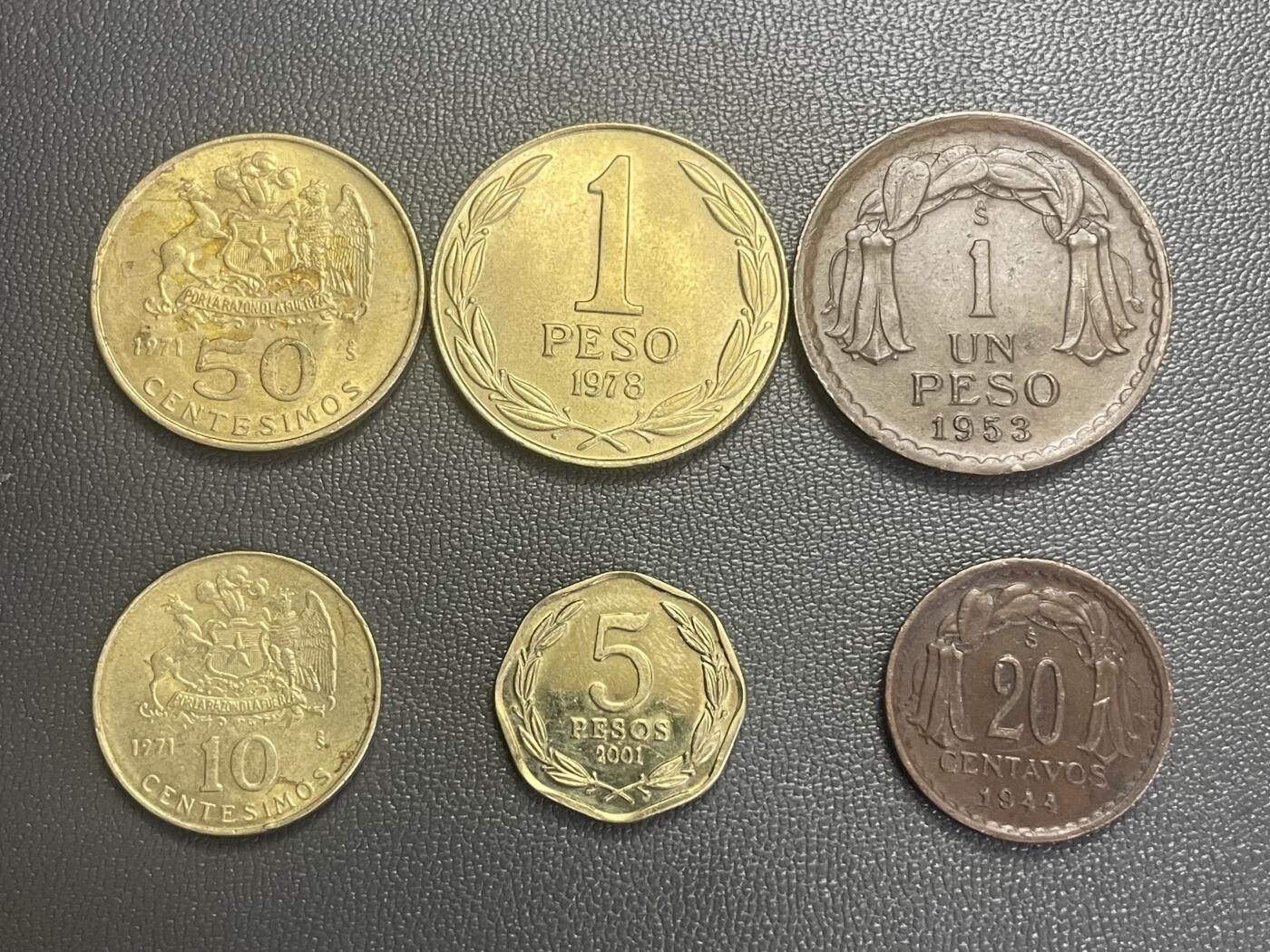 回流0218 新春快乐，马年大吉！ 智利6枚