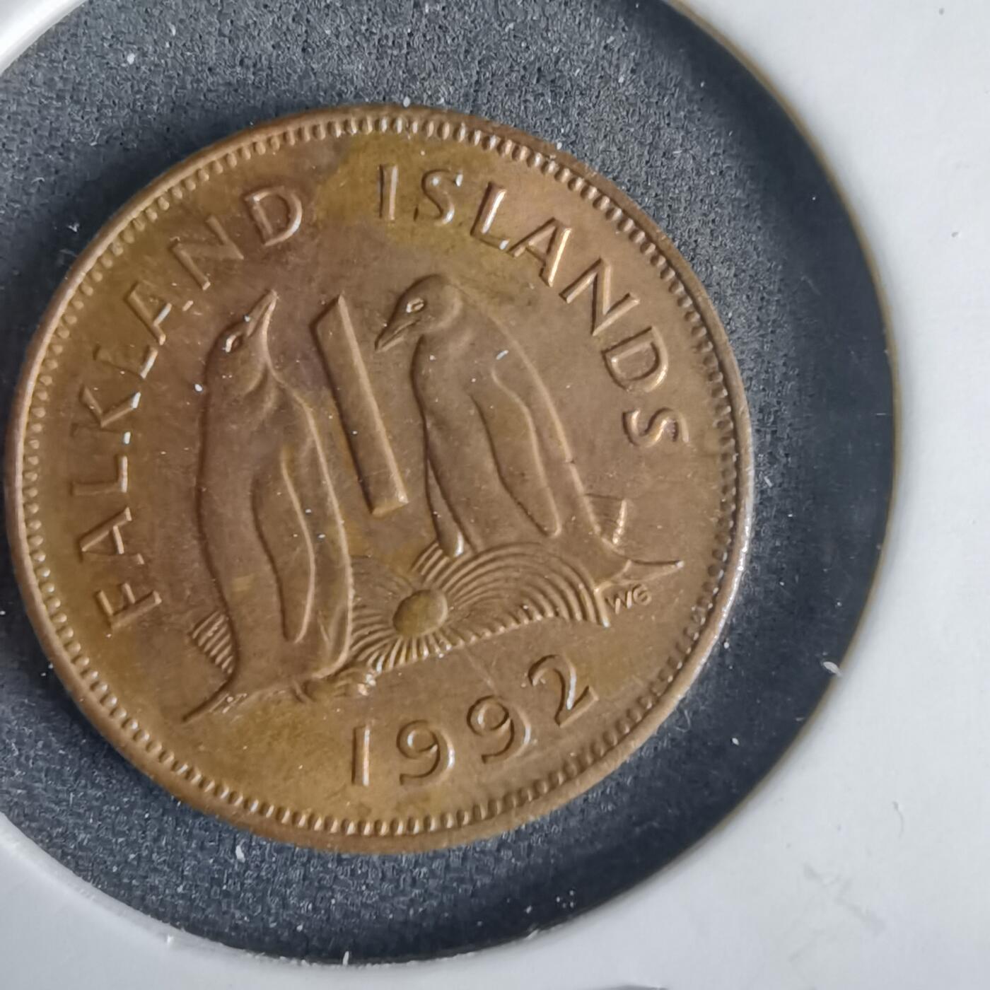 沼泽如烟--第1001场 福克兰1992年1便士