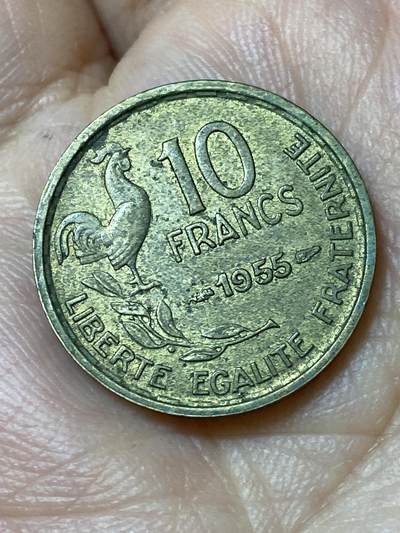 2026年第三十场(总第一百九十九场）英国一线回流散币特拍第二场(免佣金) - 法兰西第四共和国1955年10法郎