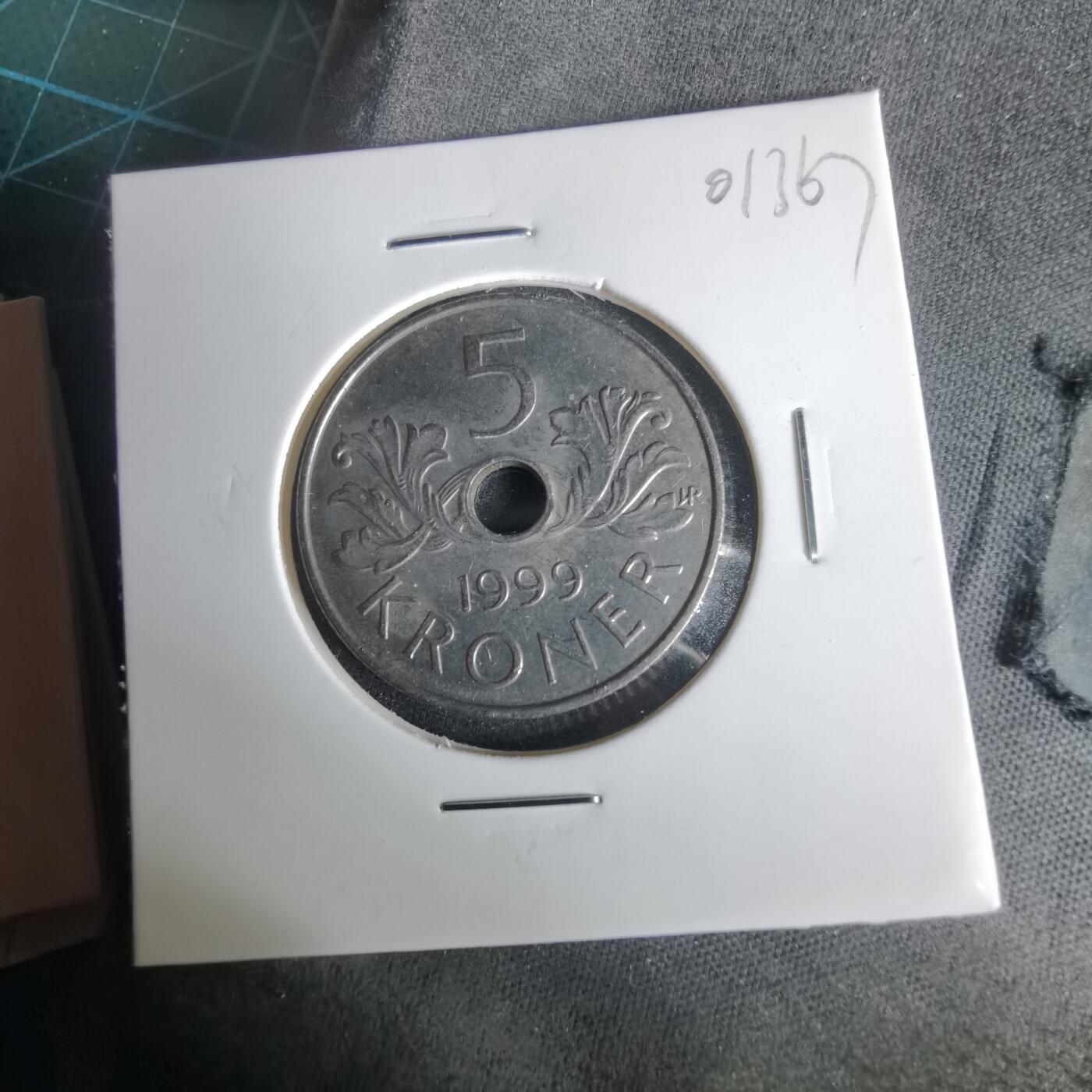 沼泽如烟--第1001场 挪威1999年5克朗