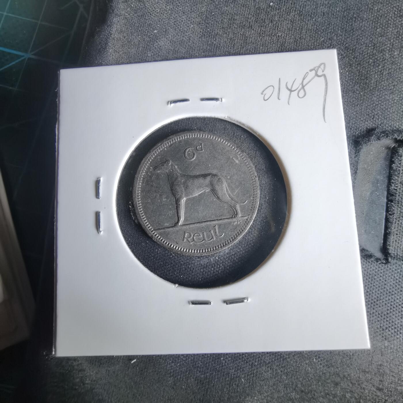 沼泽如烟--第1001场 爱尔兰1968年6便士