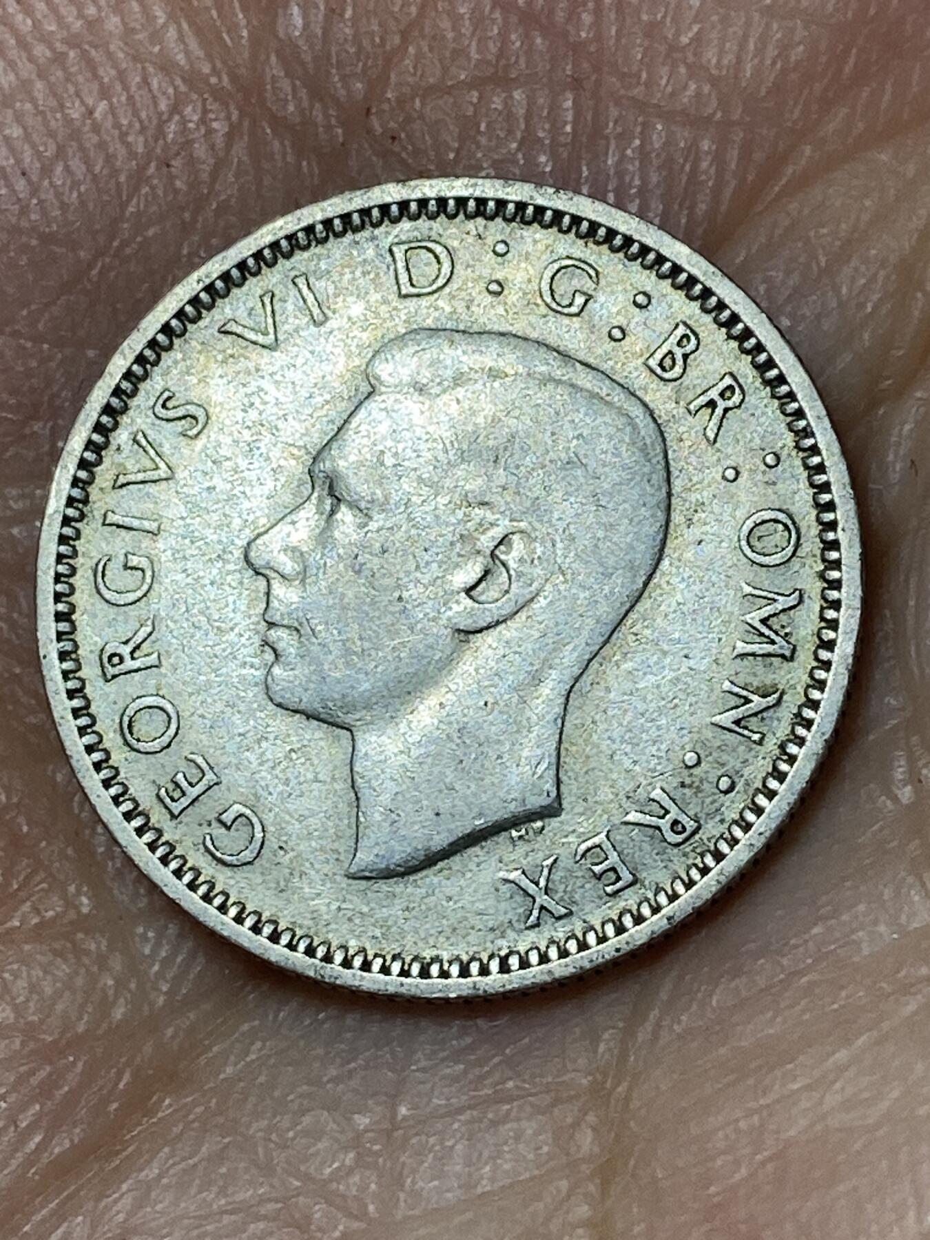 2026年第三十场(总第一百九十九场）英国一线回流散币特拍第二场(免佣金) 英国🇬🇧1941年6便士银币(乔治六世第一版，500银)