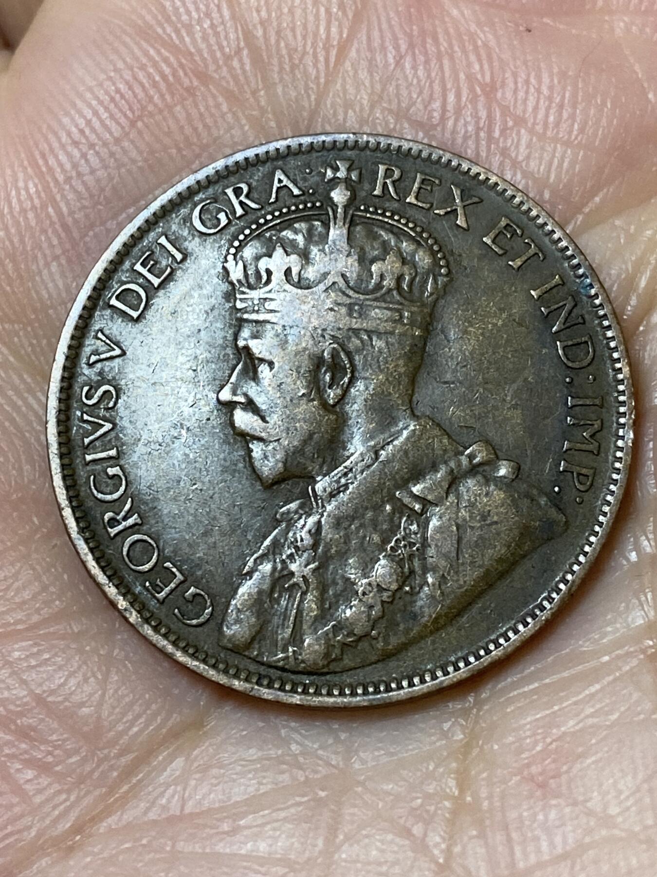 2026年第三十场(总第一百九十九场）英国一线回流散币特拍第二场(免佣金) 加拿大🇨🇦1918年1分(乔治五世第二版)