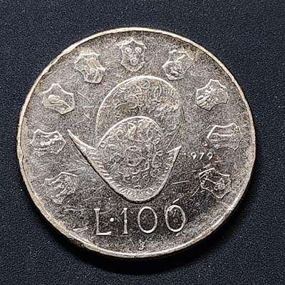 【全场包邮】纯粹捡漏拍504场-更新中 - 圣马力诺1979年100里拉