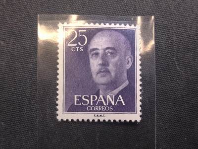 云宸嘉赏-勋臻佳藏新年快速场次（快拍 低佣 一元一手）（新年期间快递正常发） - 西班牙前国家元首弗朗西斯科・佛朗哥（Francisco Franco）邮票  送护邮袋-赠友佳品