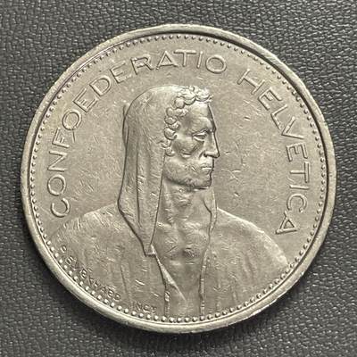 回流0218 新春快乐，马年大吉！ - 瑞士1977年5法郎