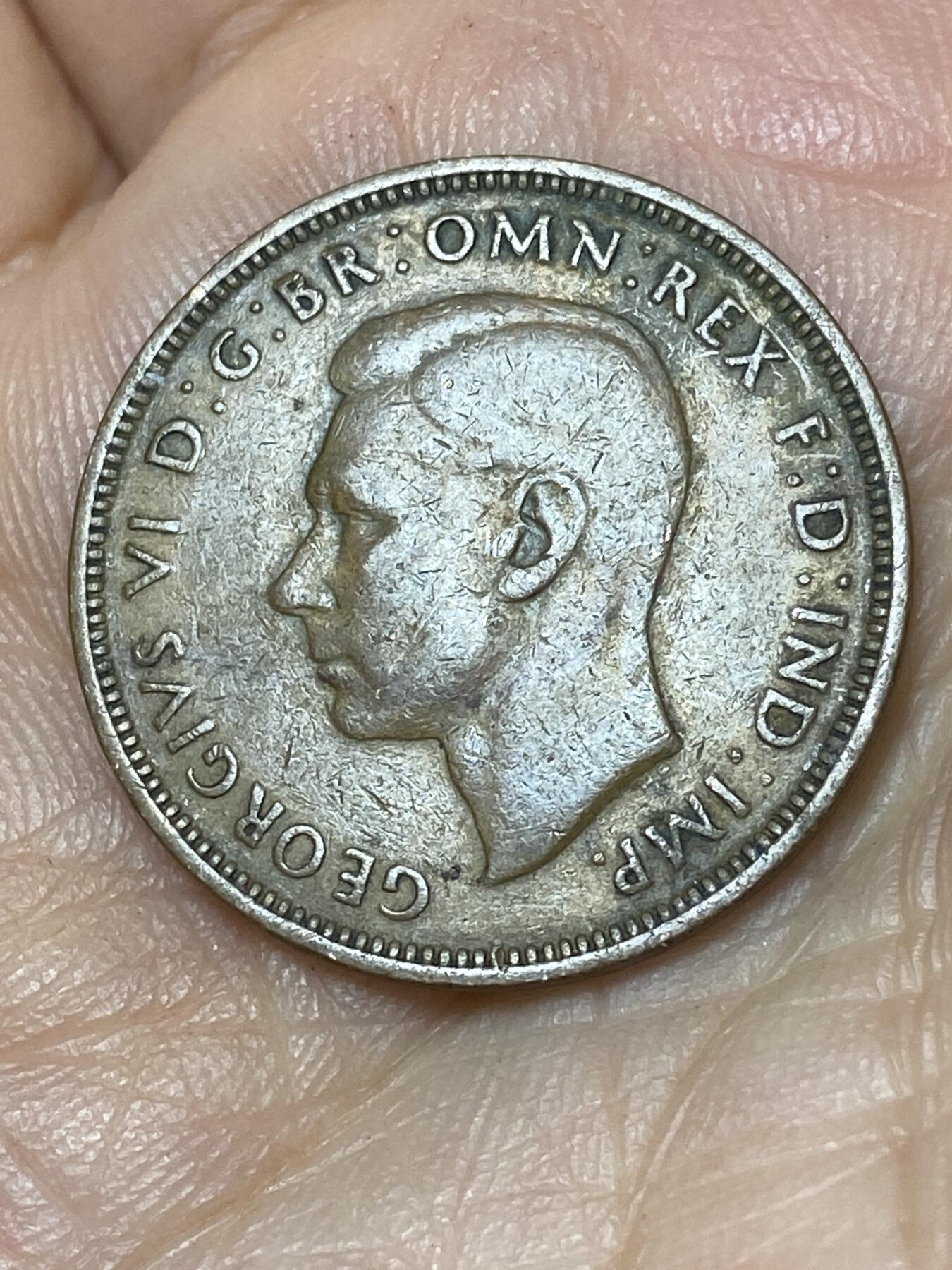 2026年第三十场(总第一百九十九场）英国一线回流散币特拍第二场(免佣金) 英国🇬🇧1944年半便士(乔治六世第一版)