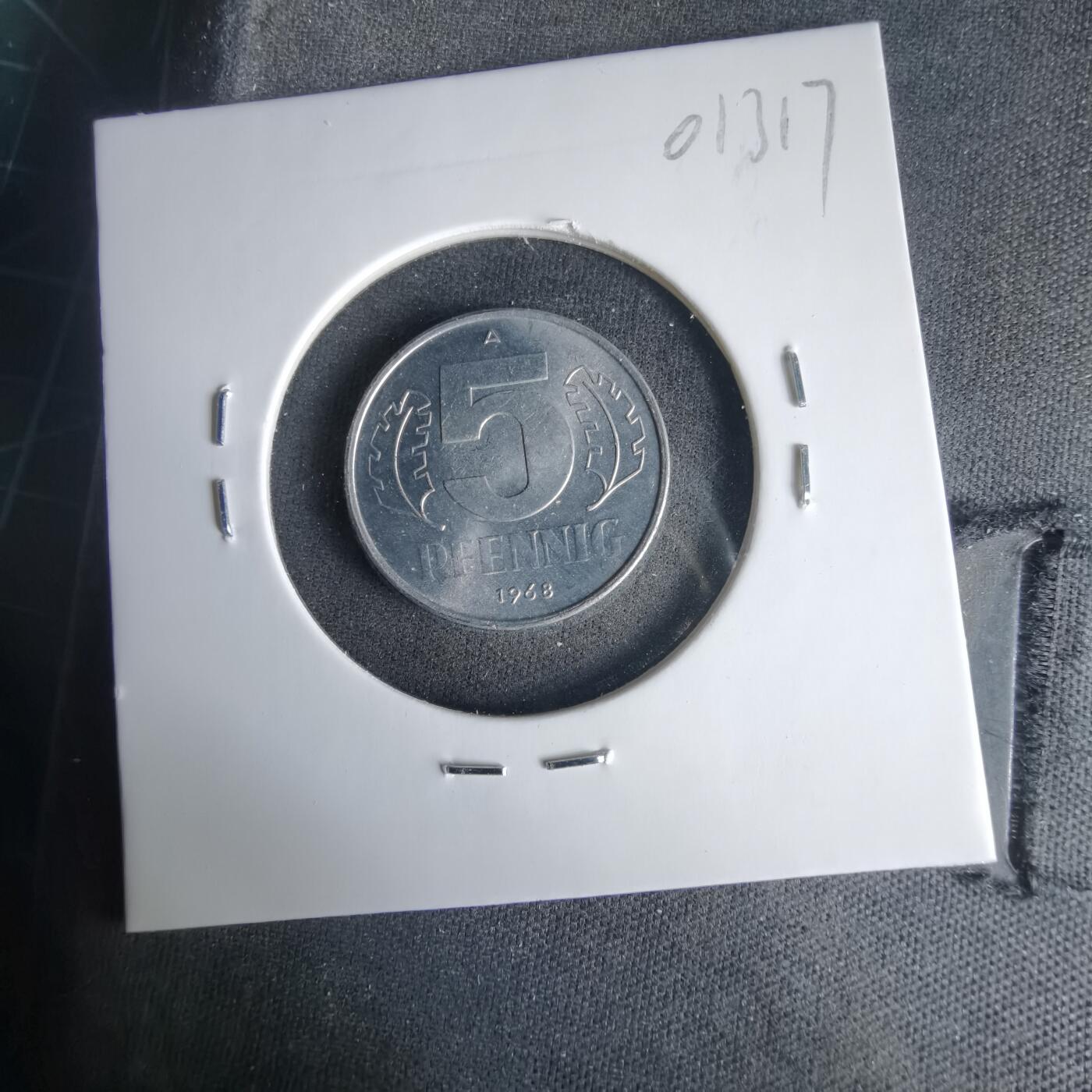 沼泽如烟--第1001场 东德1968年5芬尼