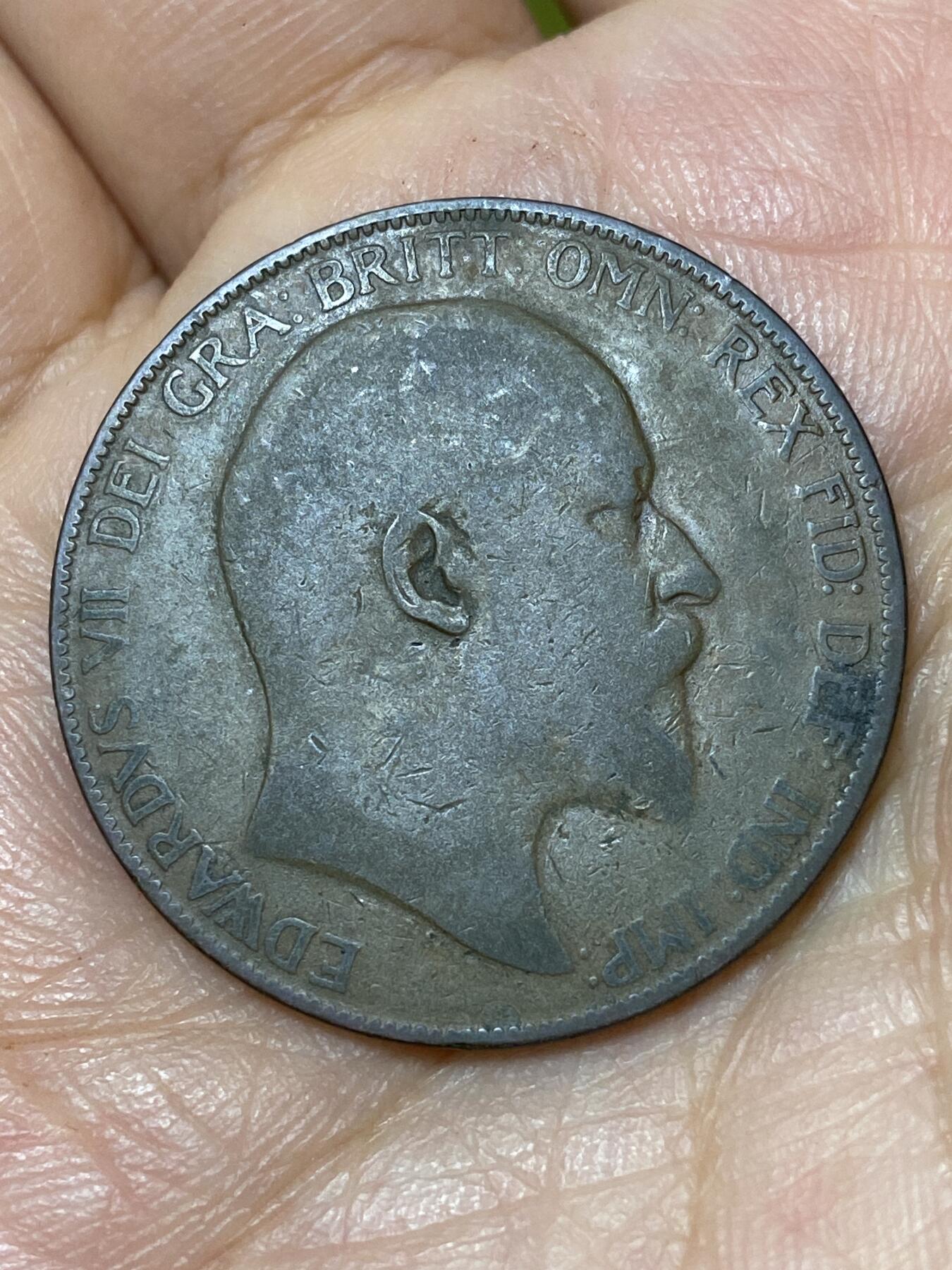 2026年第三十场(总第一百九十九场）英国一线回流散币特拍第二场(免佣金) 英国🇬🇧1907年1便士(爱德华七世时期)