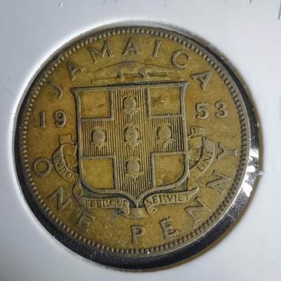 沼泽如烟--第1001场 - 牙买加1953年1便士