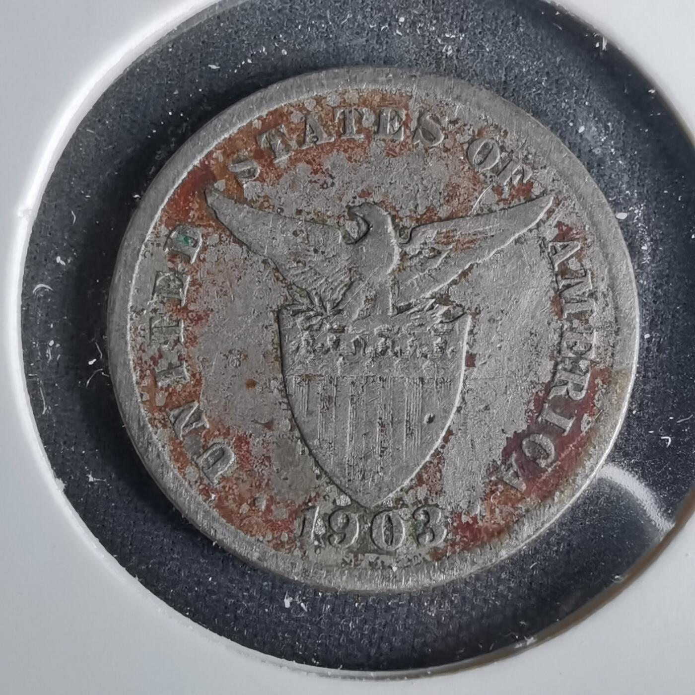 沼泽如烟--第1001场 菲律宾1903年五分