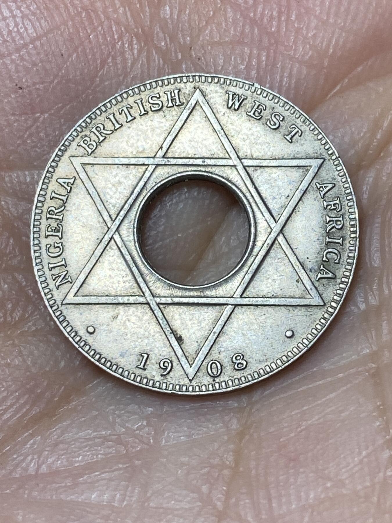 2026年第三十场(总第一百九十九场）英国一线回流散币特拍第二场(免佣金) 英属西非1908年1/10便士(爱德华七世第二版首发年)