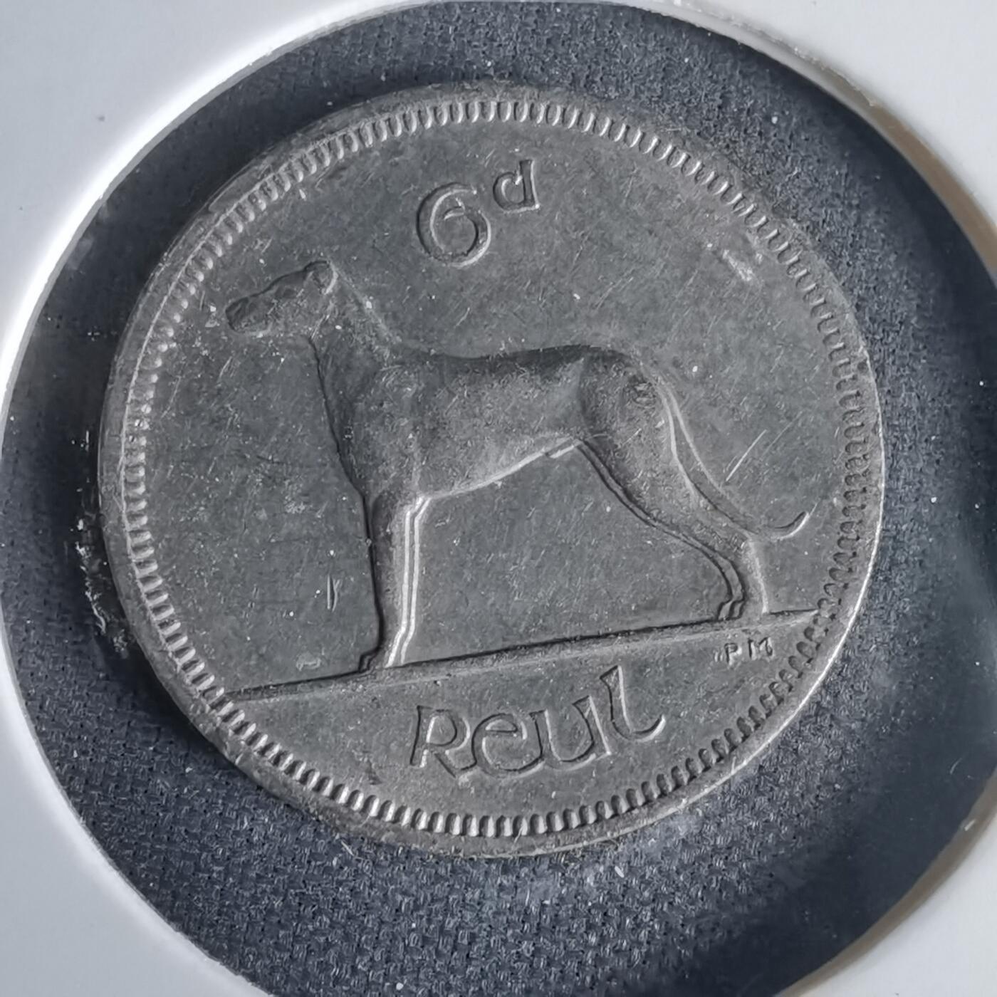 沼泽如烟--第1001场 爱尔兰1968年6便士