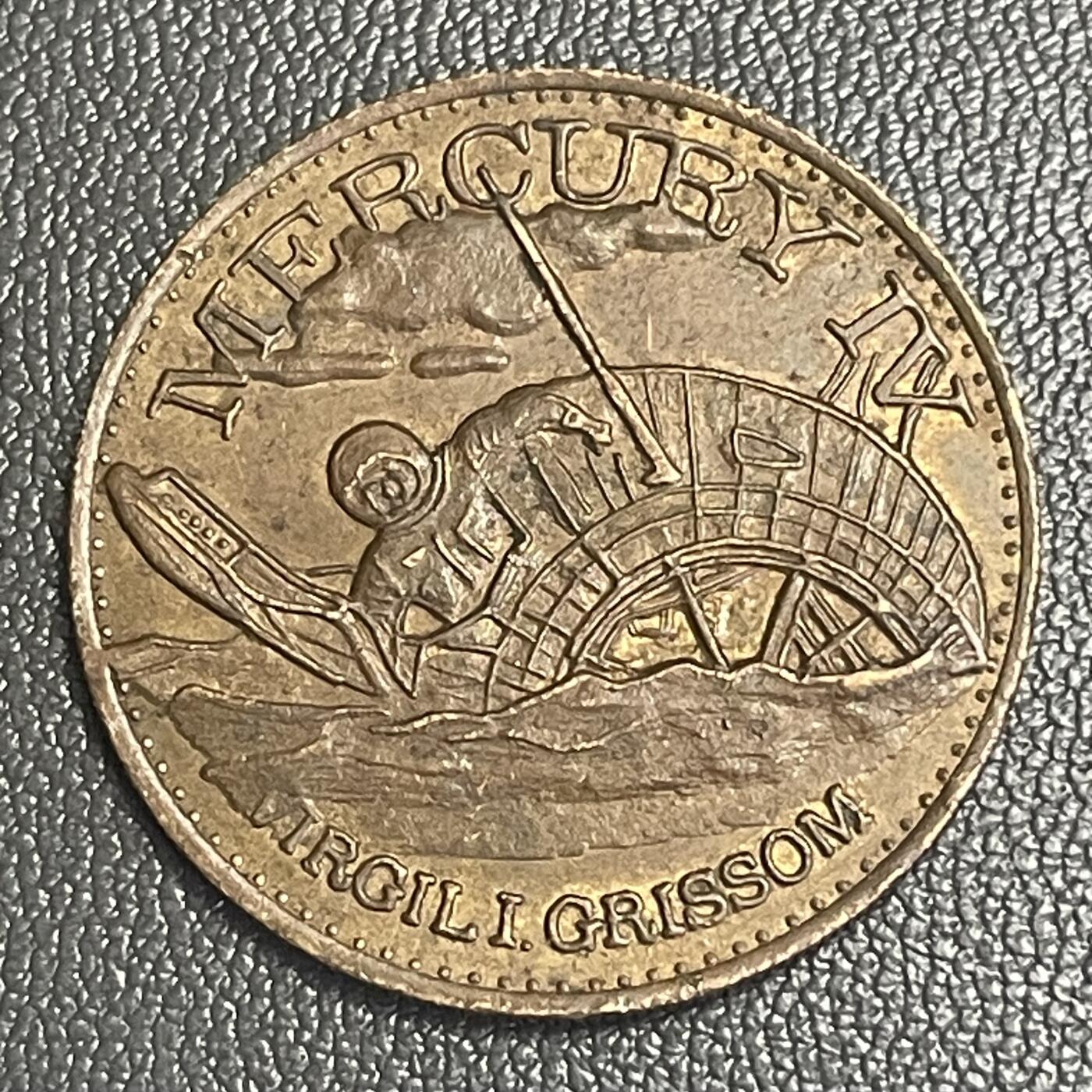 回流0218 新春快乐，马年大吉！ 1961年美国水星4号航天飞行器纪念铜章