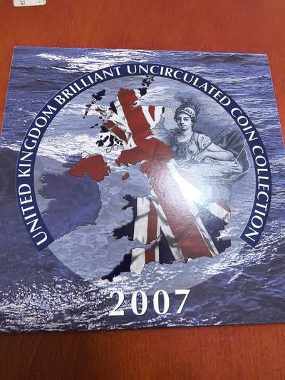 长老汇马年精选第二场拍卖 - 2007英国9枚套币，卡装