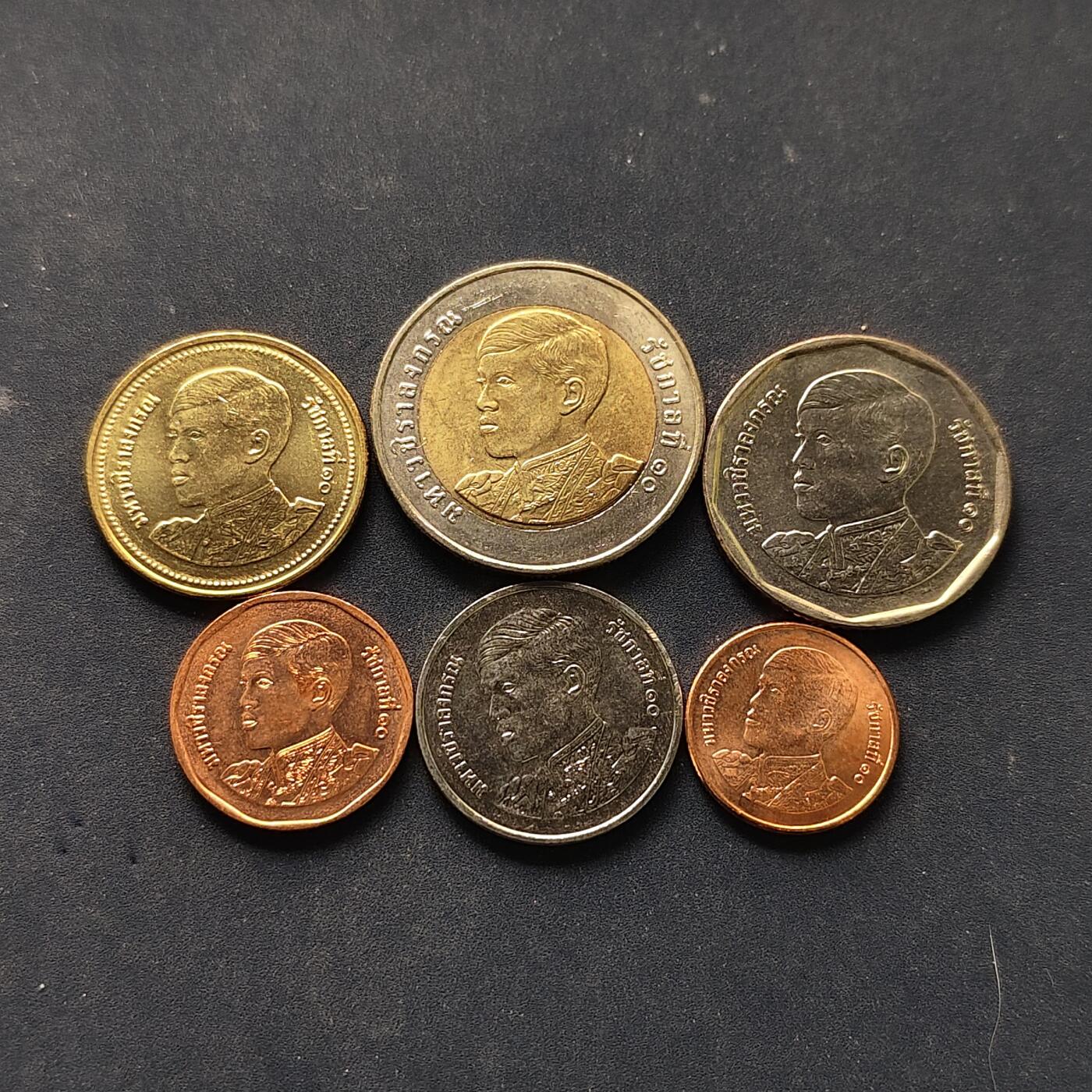 【全场包邮】纯粹捡漏拍504场-更新中 泰国2018年拉玛十世首套6枚套币