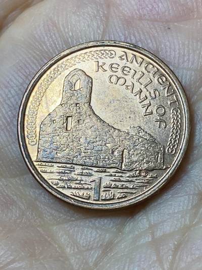 2026年第三十场(总第一百九十九场）英国一线回流散币特拍第二场(免佣金) - 英属马恩岛🇮🇲2003年1便士(伊丽莎白二世老年第二套)