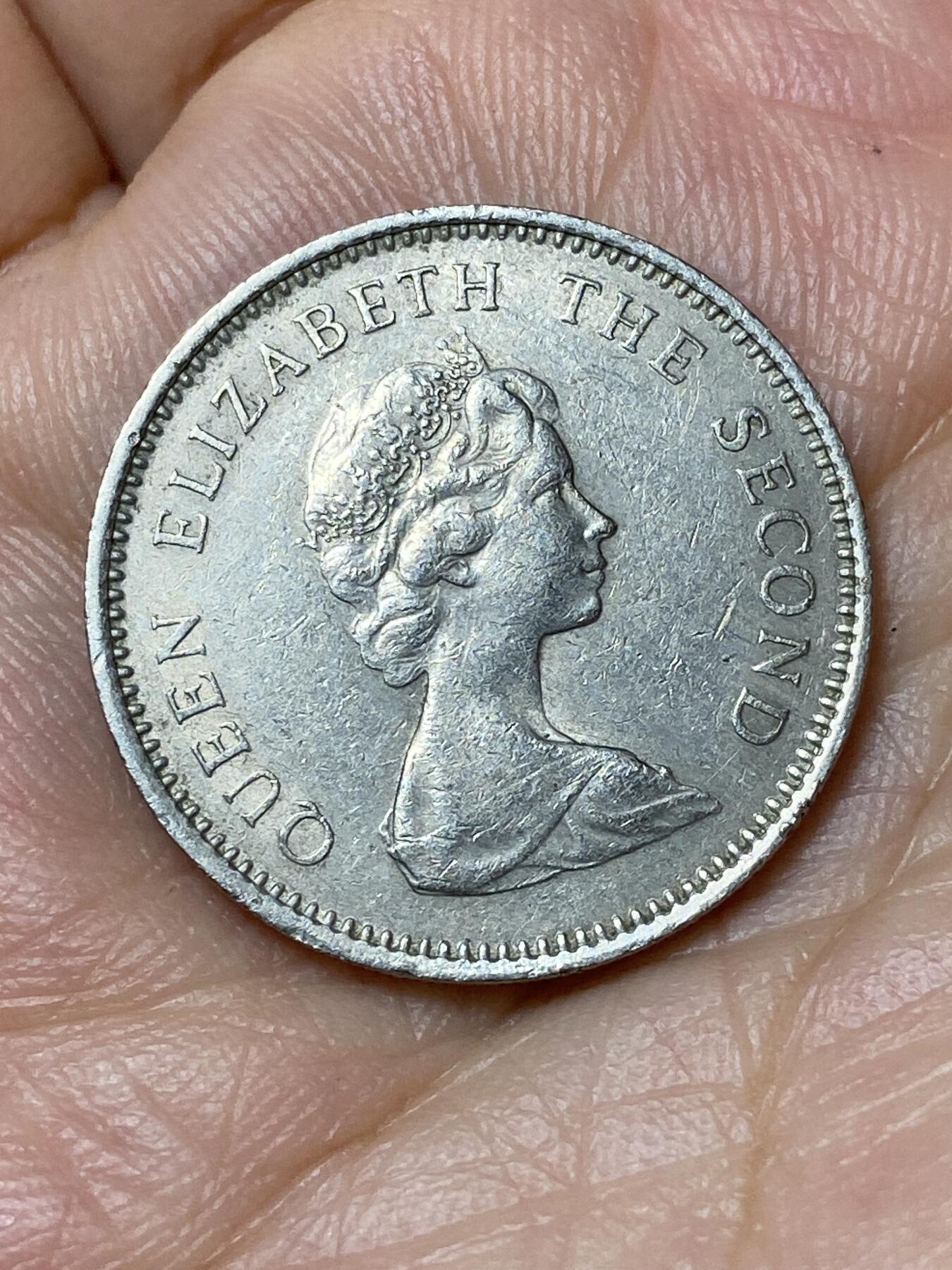 2026年第三十场(总第一百九十九场）英国一线回流散币特拍第二场(免佣金) 英属泽西岛🇯🇪1968年5便士(伊丽莎白二世中年花冠，十进制第一套首发年)