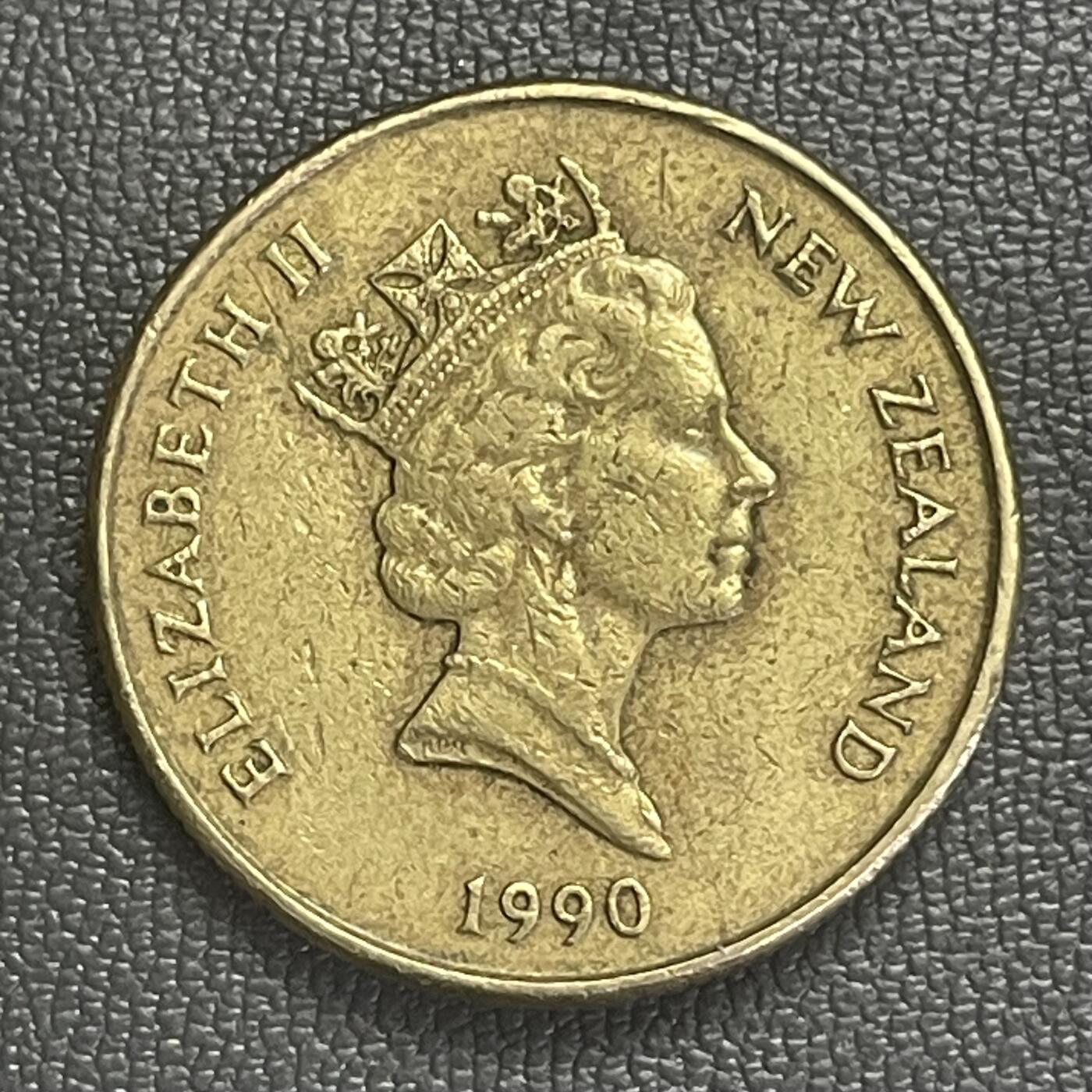 回流0218 新春快乐，马年大吉！ 新西兰1990年1元（¥4.2元）铜币 几维鸟