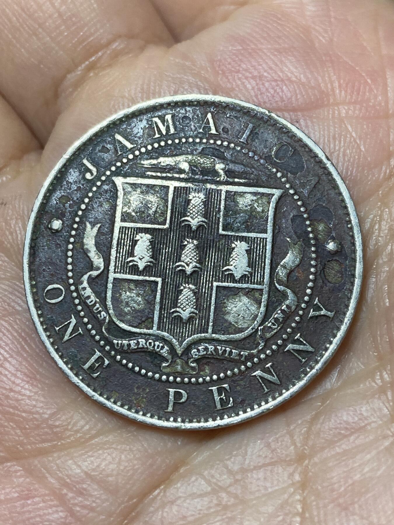 2026年第三十场(总第一百九十九场）英国一线回流散币特拍第二场(免佣金) 英属牙买加1909年1便士(爱德华七世第二版)