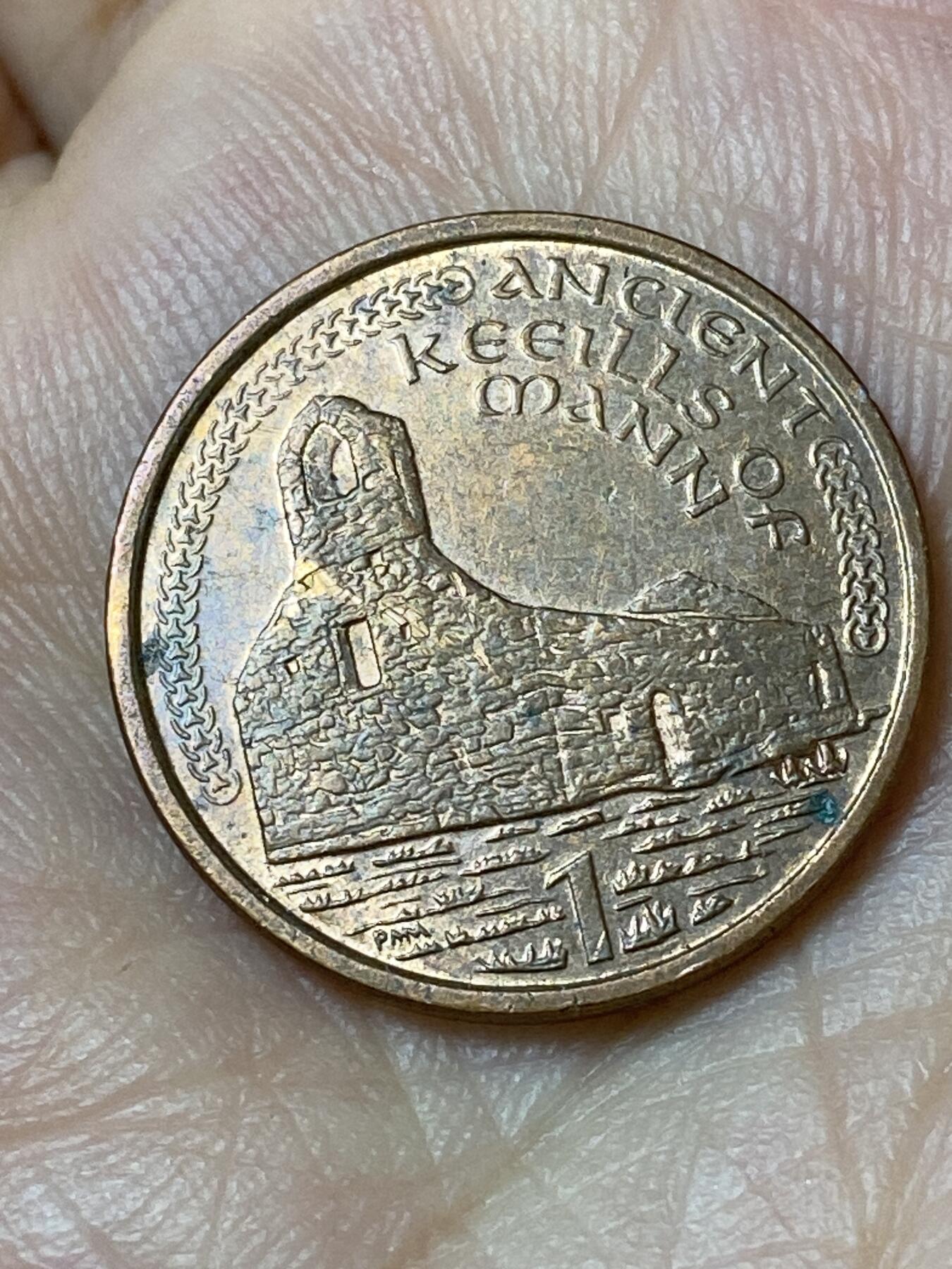 2026年第三十场(总第一百九十九场）英国一线回流散币特拍第二场(免佣金) 英属马恩岛🇮🇲2000年1便士(伊丽莎白二世老年第二套)