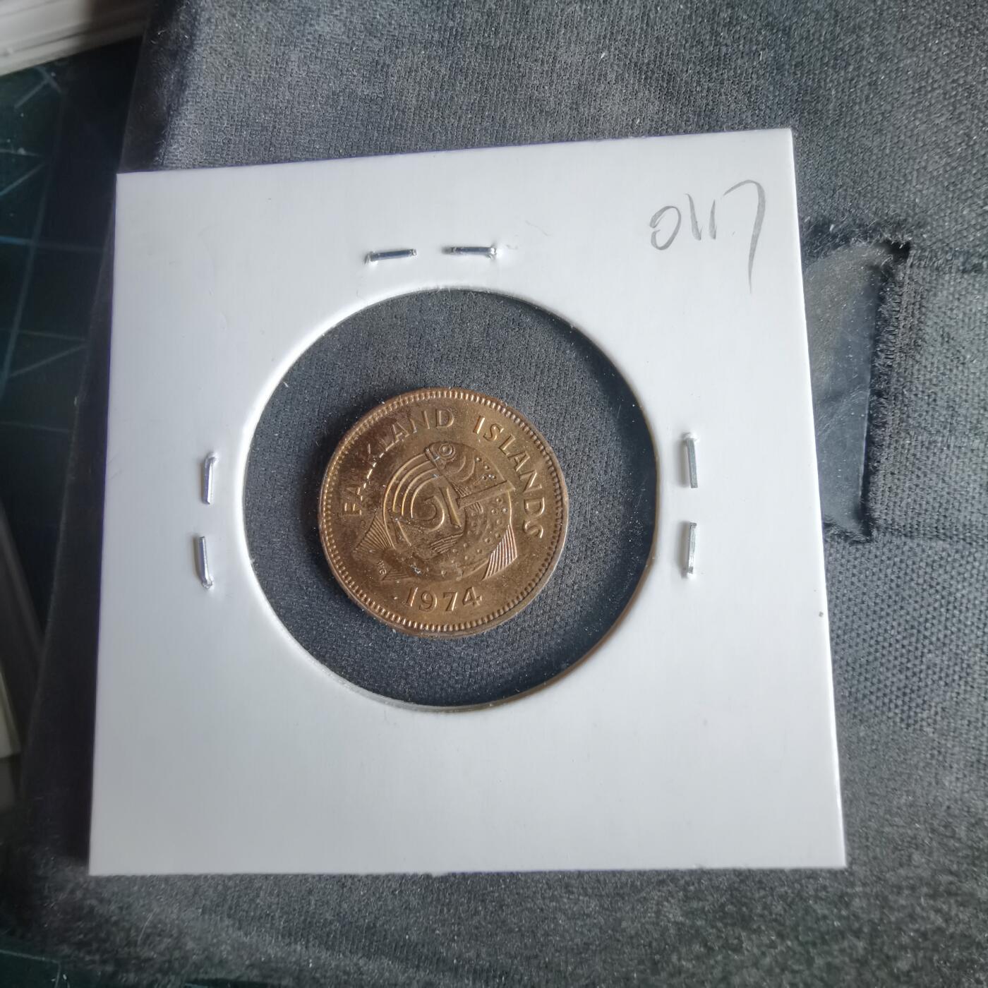 沼泽如烟--第1001场 福克兰1974年半便士