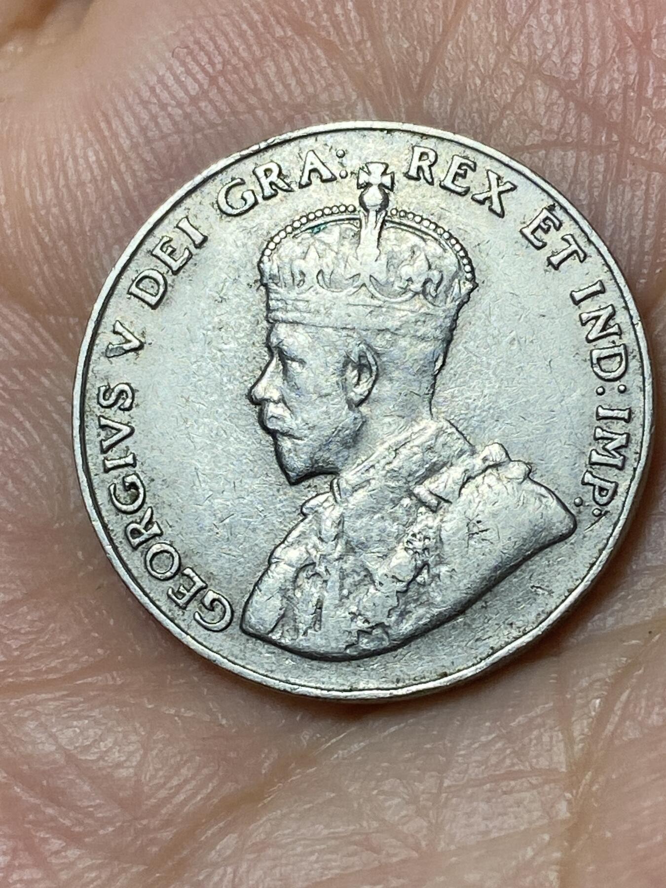 2026年第三十场(总第一百九十九场）英国一线回流散币特拍第二场(免佣金) 加拿大🇨🇦1927年5分(乔治五世第四版)