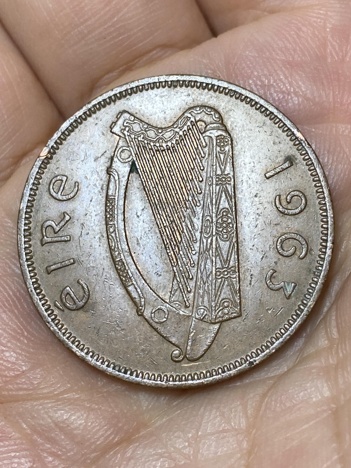 2026年第三十场(总第一百九十九场）英国一线回流散币特拍第二场(免佣金) 爱尔兰🇮🇪1963年1便士(共和国时期第一套)