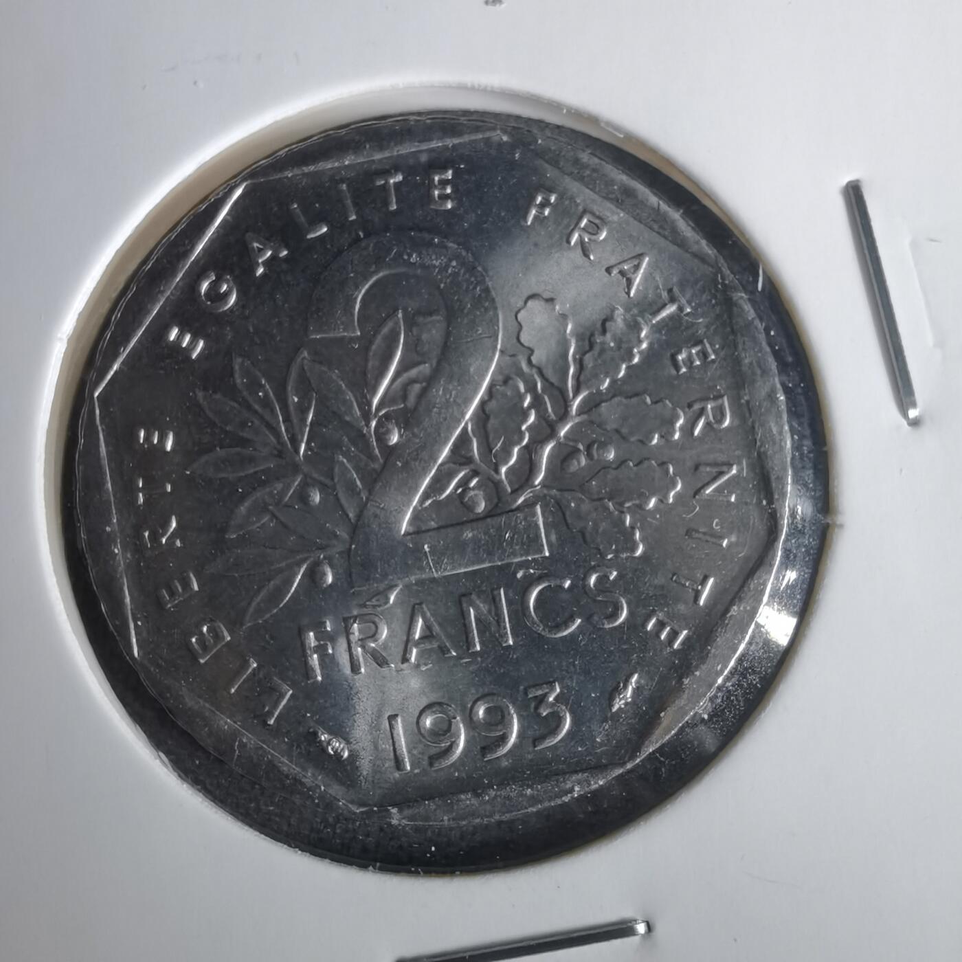 沼泽如烟--第1001场 法国1993年2法郎