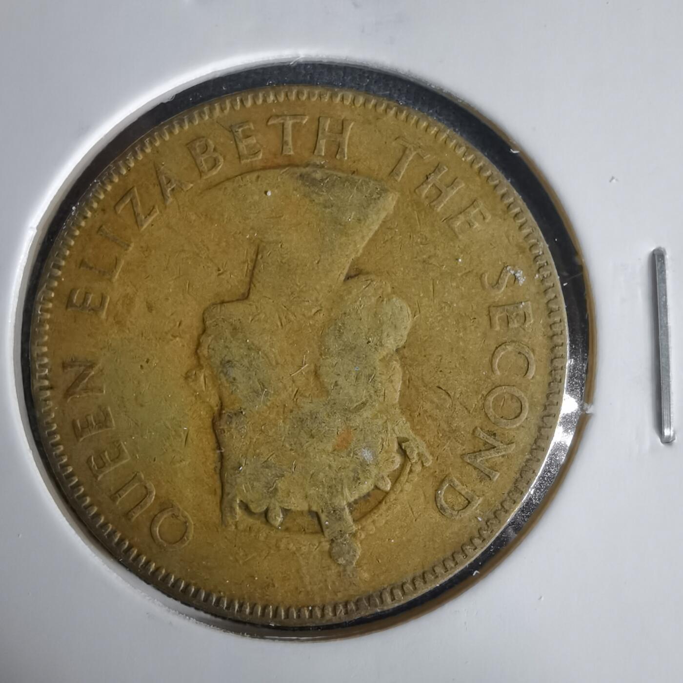 沼泽如烟--第1001场 牙买加1953年1便士