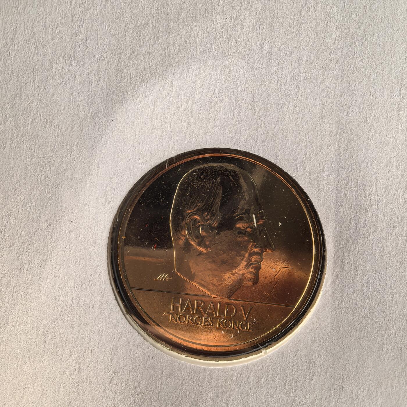 道一币馆币章第一百六十六场 邮币封 挪威2003年20克朗