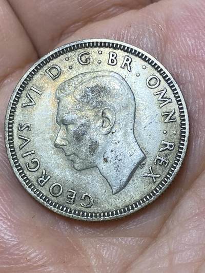 2026年第三十场(总第一百九十九场）英国一线回流散币特拍第二场(免佣金) - 英国🇬🇧1937年1先令银币(乔治六世加冕年，第一版首发年，苏格兰坐狮版，500银)