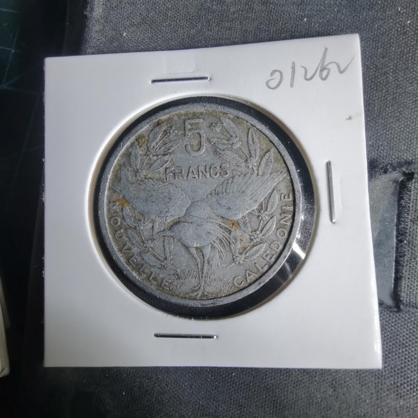 沼泽如烟--第1001场 法属新喀里多尼亚1952年5法郎