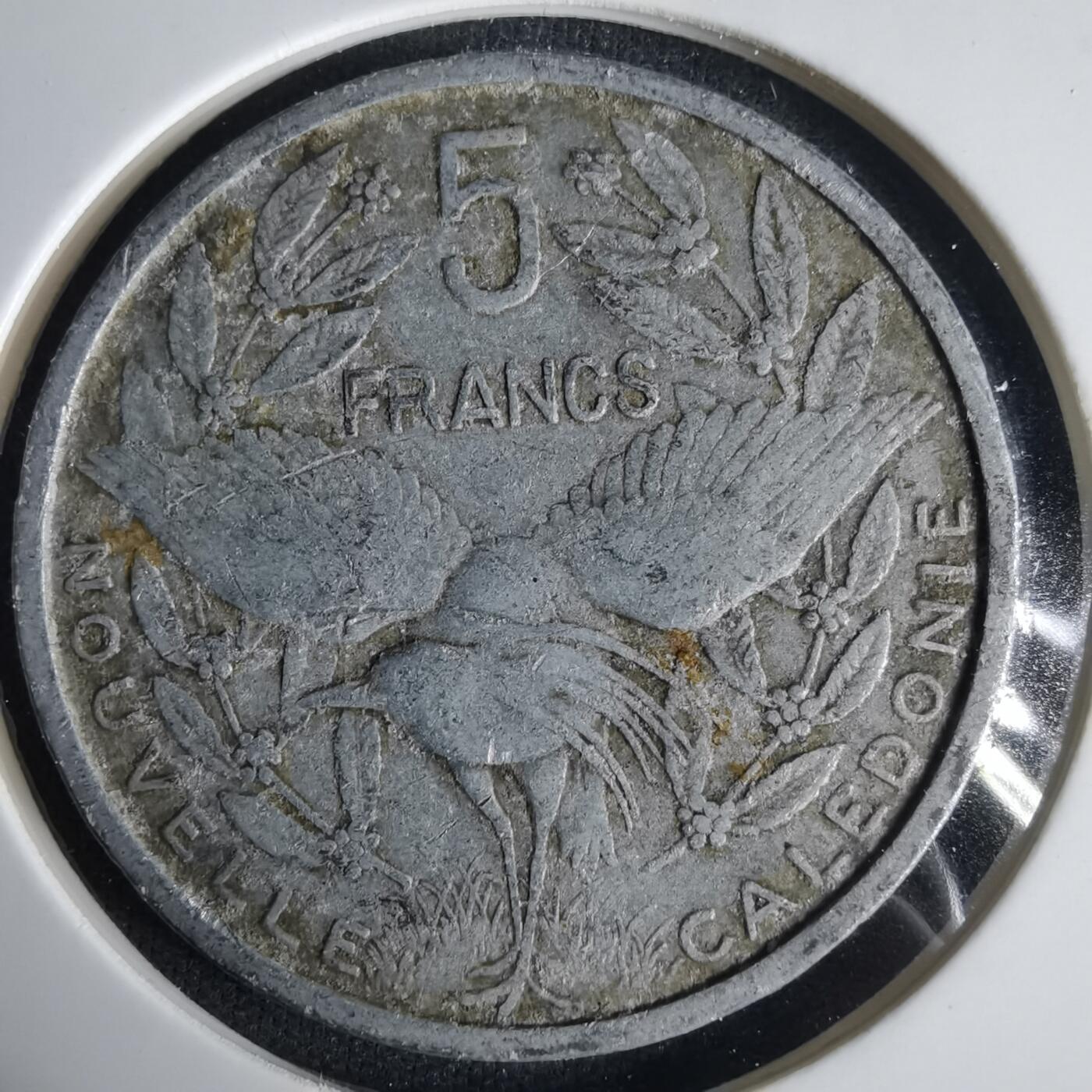 沼泽如烟--第1001场 法属新喀里多尼亚1952年5法郎