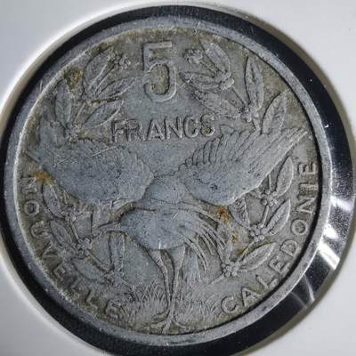 沼泽如烟--第1001场 - 法属新喀里多尼亚1952年5法郎