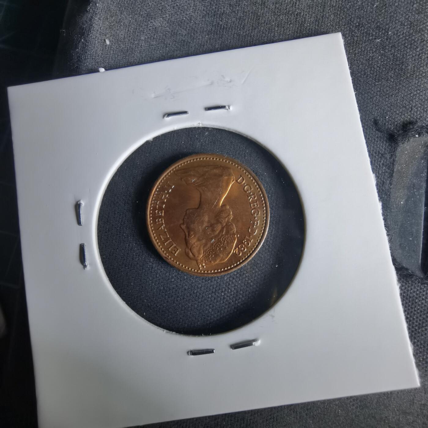 沼泽如烟--第1001场 英国1983年半便士