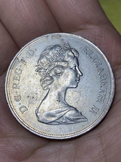 2026年第三十场(总第一百九十九场）英国一线回流散币新春特拍第二场(免佣金) - 英国🇬🇧1972年25便士克朗型大币(伊丽莎白二世和菲利普亲王25周年银婚纪念币)