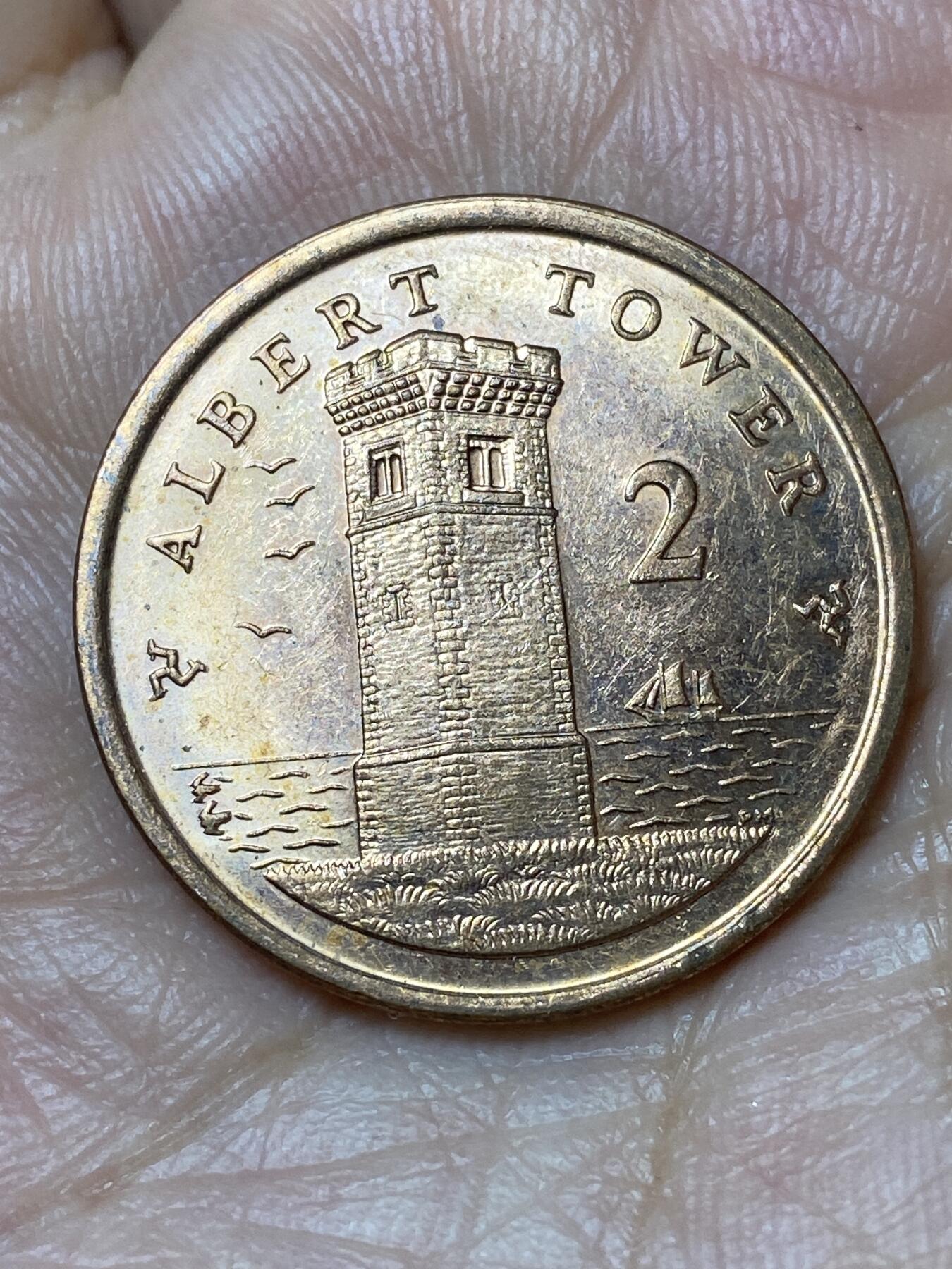 2026年第三十场(总第一百九十九场）英国一线回流散币特拍第二场(免佣金) 英属马恩岛🇮🇲2010年2便士(伊丽莎白二世老年第三套)