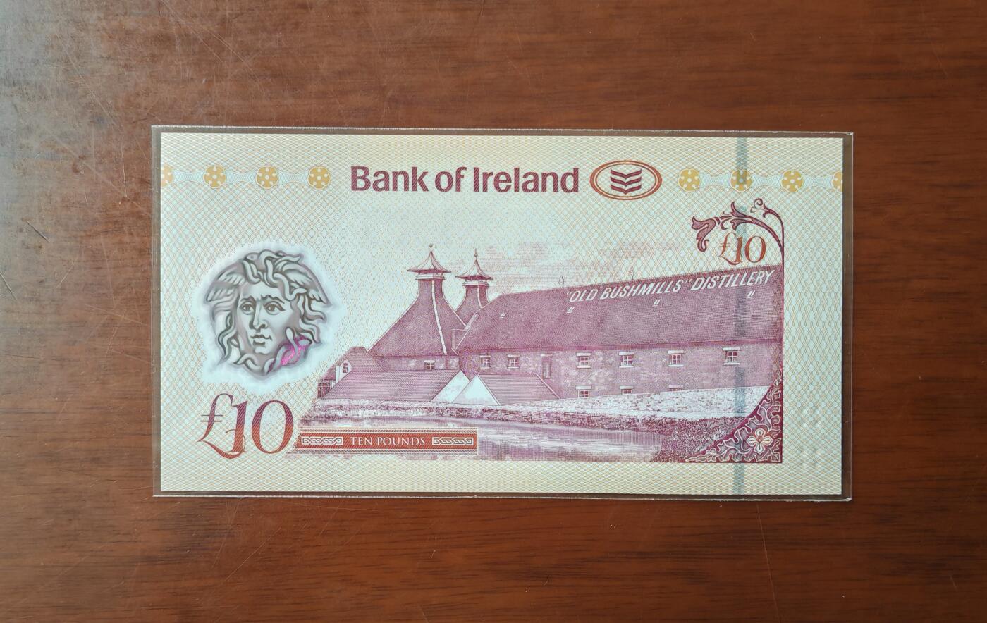 【礼羽收藏】🌏世界钱币拍卖125期  （一组1张）【UNC】欧洲 北爱尔兰 10磅 2017年 塑料钞