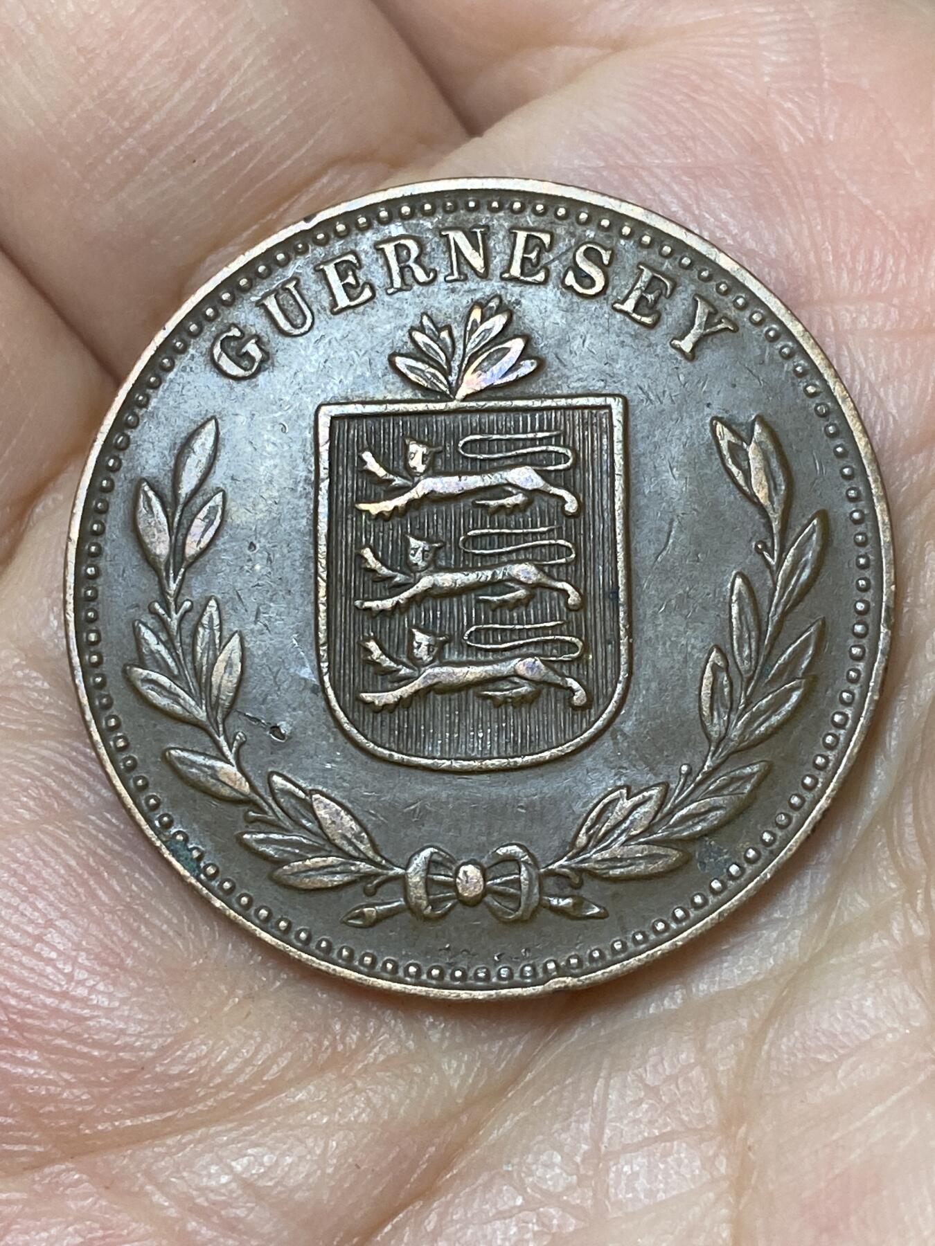 2026年第三十场(总第一百九十九场）英国一线回流散币特拍第二场(免佣金) 英属根西岛🇬🇬1938年8道布(乔治六世时期，H标喜敦厂造)