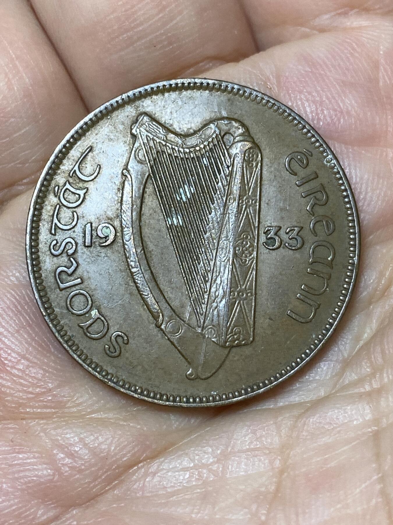 2026年第三十场(总第一百九十九场）英国一线回流散币特拍第二场(免佣金) 爱尔兰1933年1便士(英辖自由邦时期)