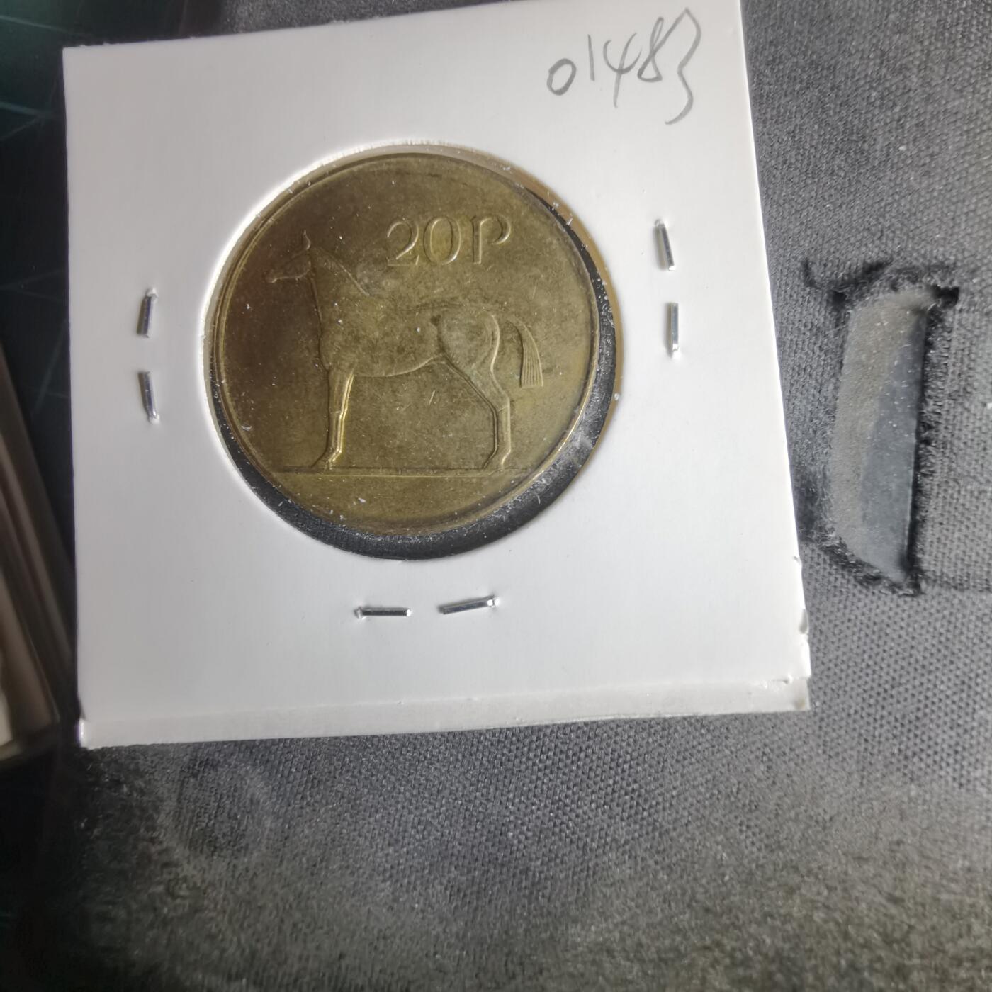 沼泽如烟--第1001场 爱尔兰1988年20便士