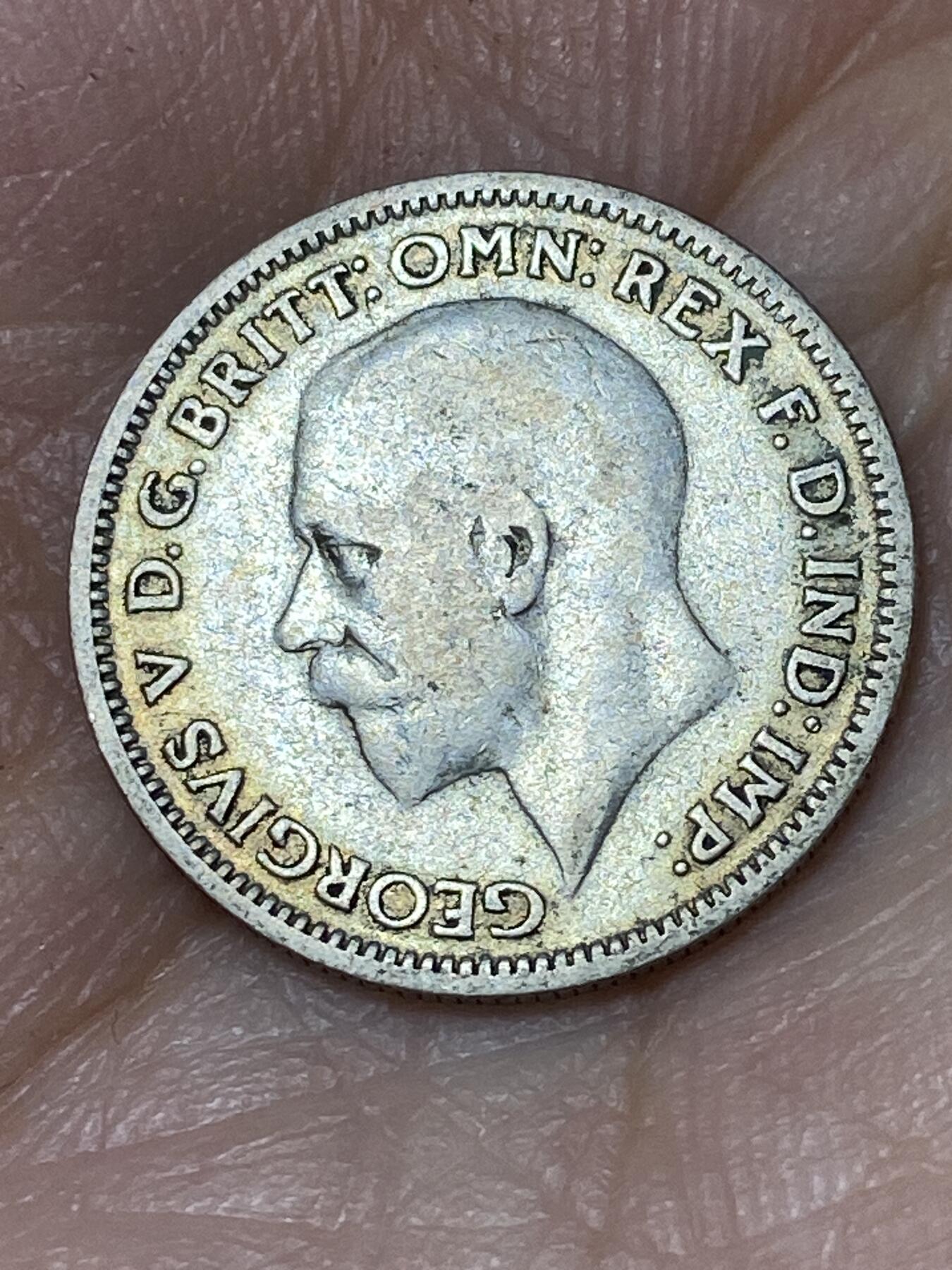 2026年第三十场(总第一百九十九场）英国一线回流散币特拍第二场(免佣金) 英国🇬🇧1936年6便士银币(乔治五世逝世年，第五版关门年，500银)