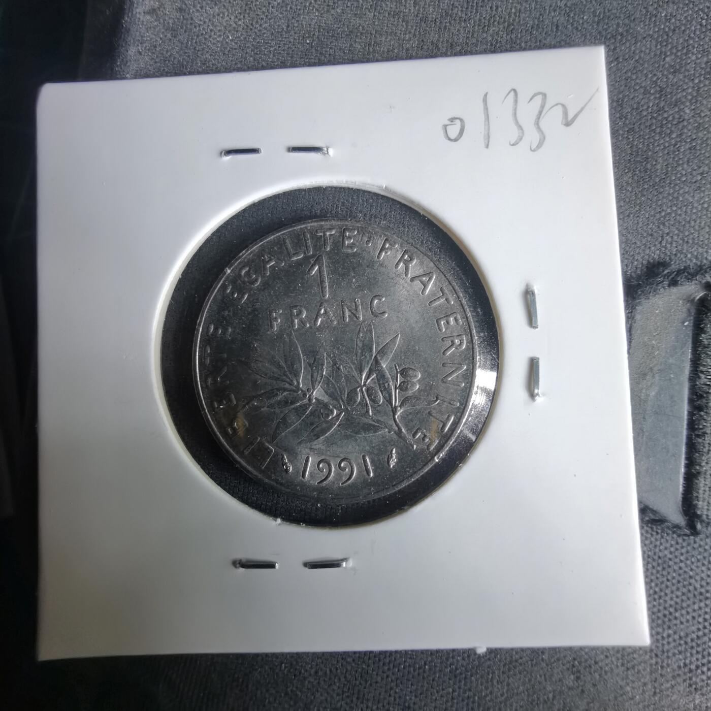 沼泽如烟--第1001场 法国1991年1法郎