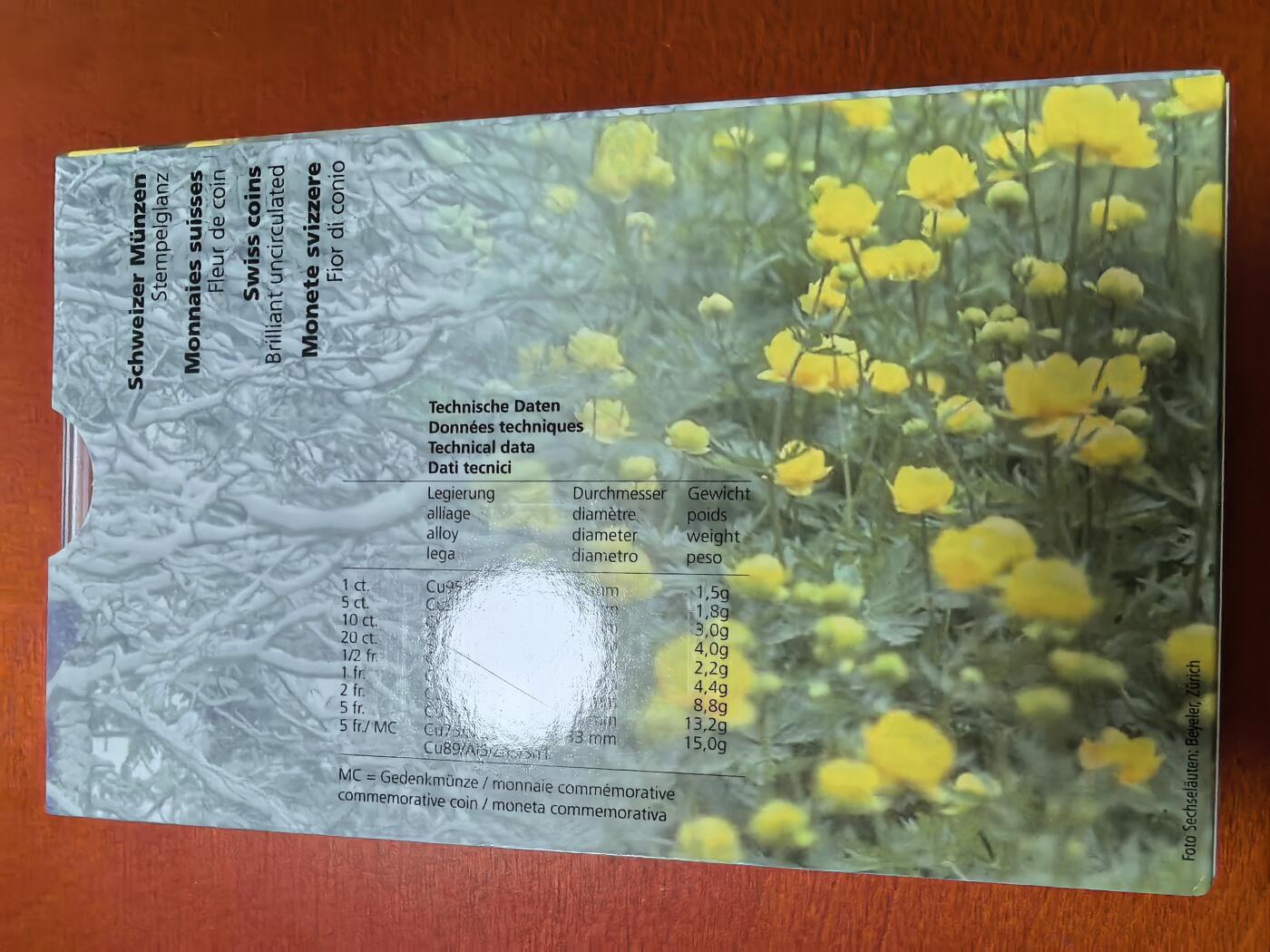 长老汇马年精选第二场拍卖  2001瑞士精制币8枚套，盒证全，含10法郎精制双色币1枚