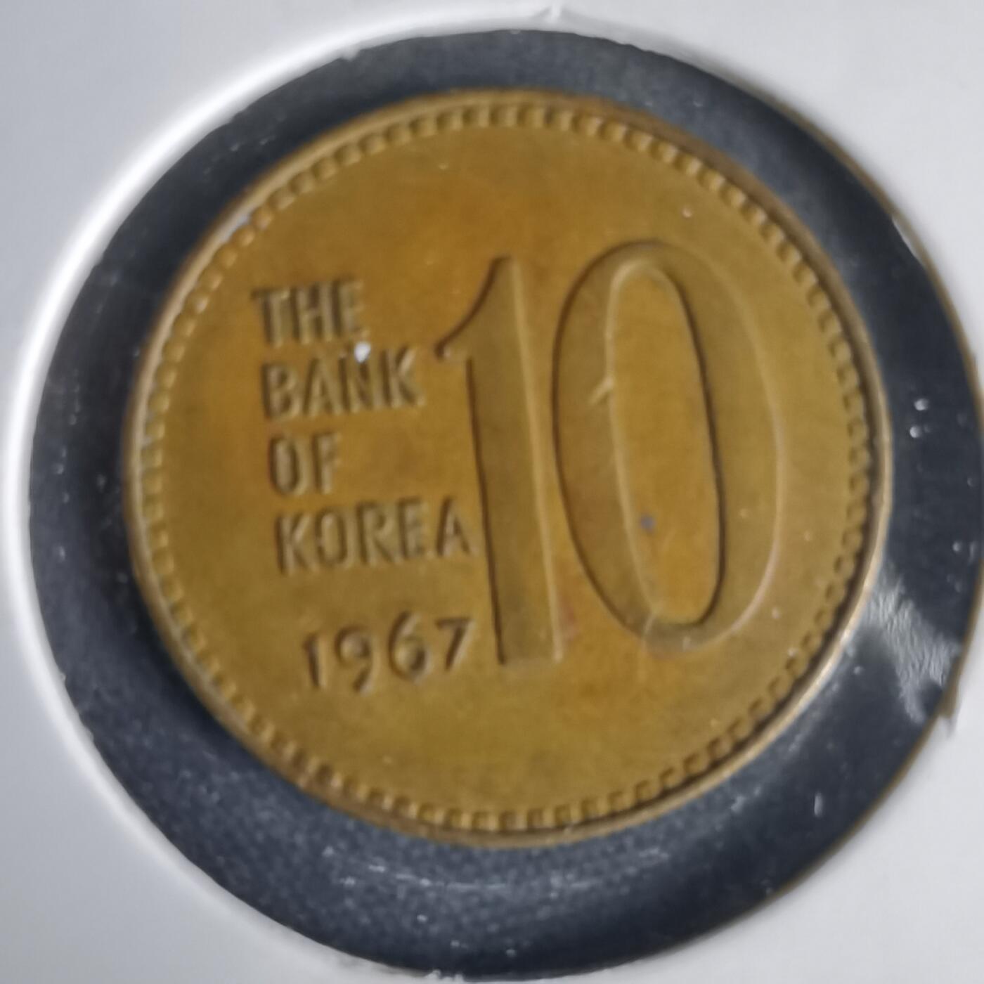 沼泽如烟--第1001场 韩国1967年十元