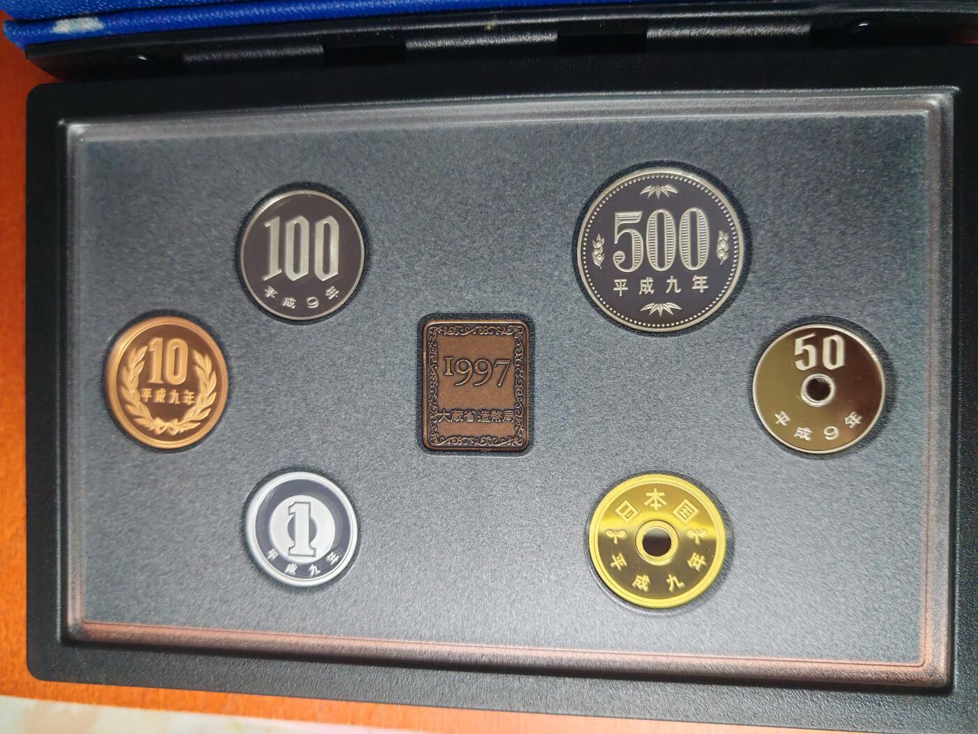 长老汇马年精选第二场拍卖  1997日本东京湾6枚套精制币，盒证全，克书100美金