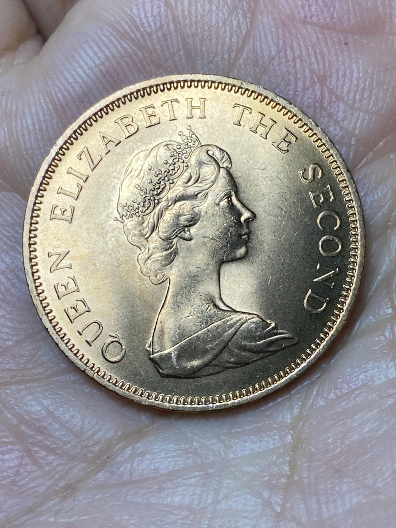 2026年第三十场(总第一百九十九场）英国一线回流散币特拍第二场(免佣金) 英属泽西岛🇯🇪1971年2新便士(伊丽莎白二世中年花冠，十进制第一套首发年)